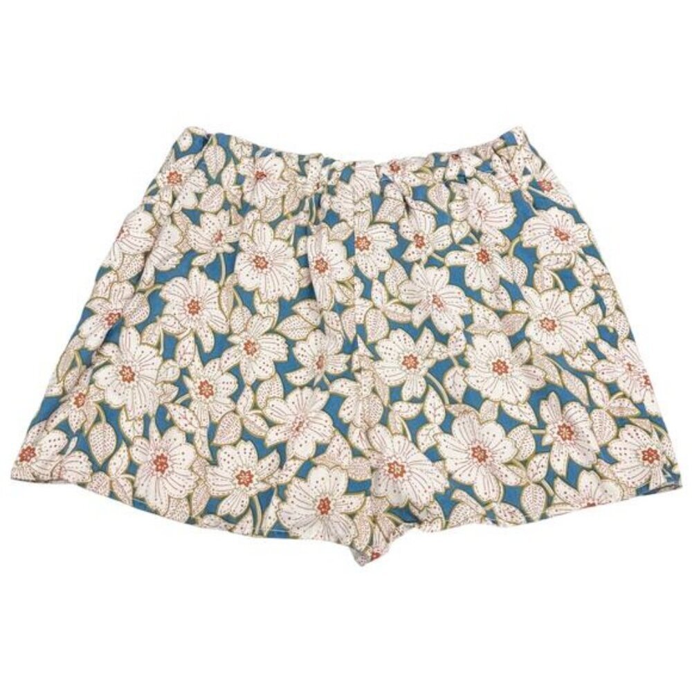 Anthropologie Georgine Floral Skirted Shorts Tie Front XS - Picture 4 of 5